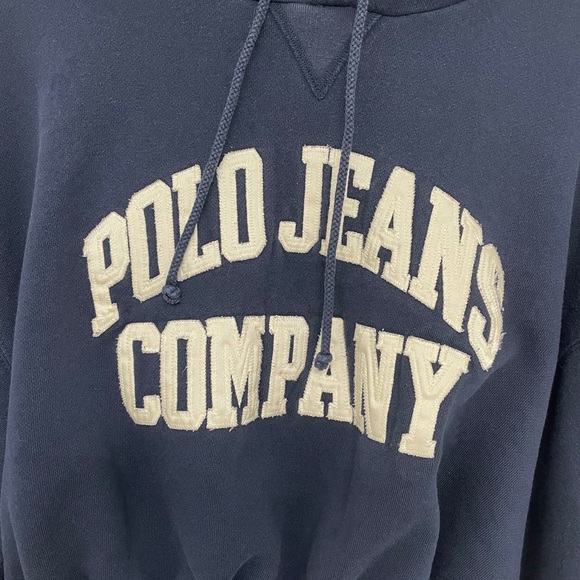 VINTAGE CROPPED POLO HOODIE - Picture 2 of 3